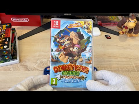 Видео: Лучший платформер для Nintendo switch,Donkey Kong Country tropical freeze,распаковка.