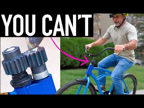 Видео: Я наконец-то попробовал ездить на велосипеде задом наперёд. Я такого не ожидал...