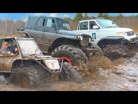 Видео: Кто царь бездорожья? Что могут вездеходы в болоте Где предел машин?