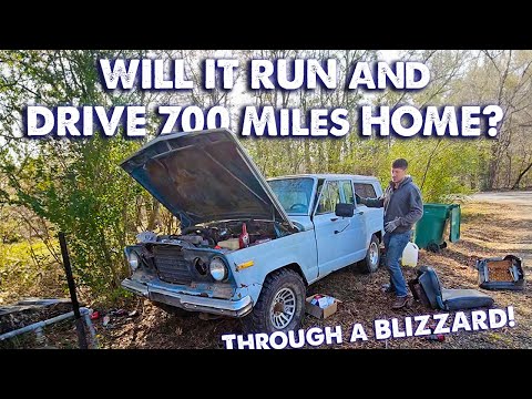 Видео: Заброшенный Jeep Chief. Проедет ли он 700 миль? Нет отопления.