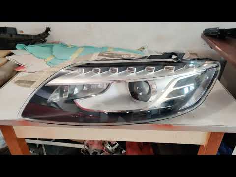 Видео: 🛠Мойка перепаковка фар Audi Q7 после рукож...