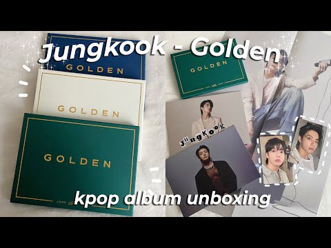 Видео: распаковка альбома Чонгука | unboxing album Jung Kook GOLDEN (SET & Weverse ver.)🐰