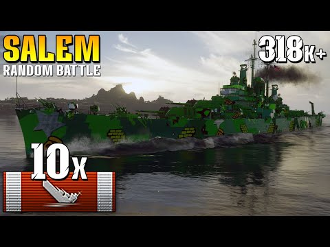 Видео: Салем: 10 Судов В Порту в Случайной Битве!