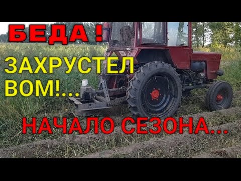 Видео: КОШУ БУРЬЯН НА КАРТОШКЕ ! Опять БЕДА в начале сезона! Отказал ВОМ...