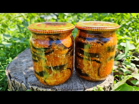 Видео: ПОВТОРЯЮ КАЖДЫЙ ГОД! САМЫЙ ВКУСНЫЙ РЕЦЕПТ! Закуска из 🍆 баклажан на зиму