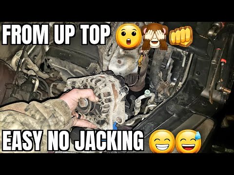 Видео: 2007 2010 Hyundai Elantra Замена генератора Как снять и установить индикатор аккумулятора 2.0L 20...