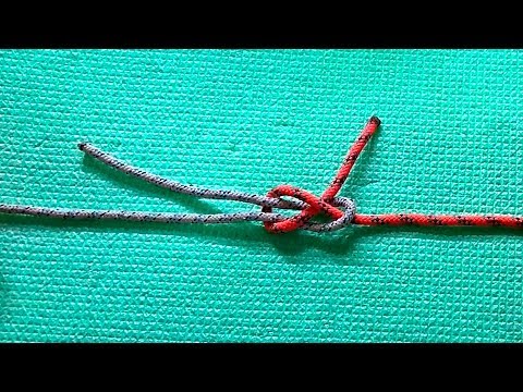 Видео: Ткацкий (Шкотовый) узел. Подробности, ошибки и 5 вариантов вязания