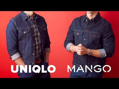 Видео: Сравнение джинсовые курток из "сырого" денима: MANGO vs. UNIQLO