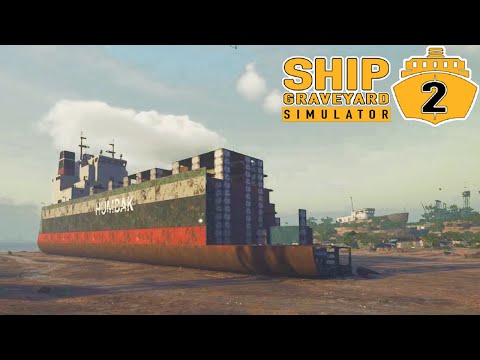 Видео: Кладбище Кораблей - Распил Корабля Humbak - Steel Giants DLC - Ship Graveyard Simulator 2