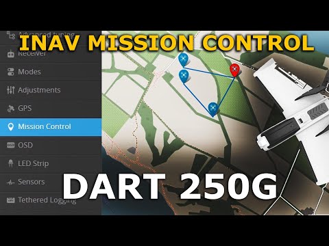 Видео: INAV Mission Control на крыле ZOHD DART 250G полет по миссии