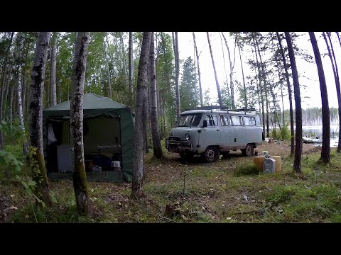 Видео: НА ЩУЧЬЕЙ РЕКЕ!!ГОТОВИМ МЯСО ПО СИБИРСКИ!!День второй!