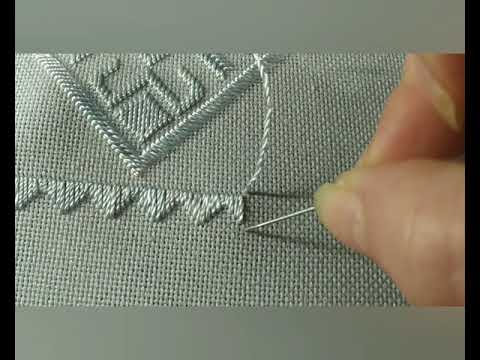 Видео: Як закріпити шовкові нитки на початку та наприкінці роботи./Hand embroidery/