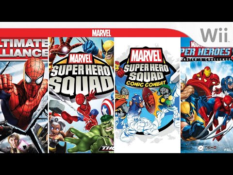 Видео: Игры Marvel Super Heroes для Wii