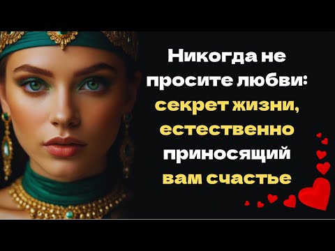Видео: Никогда не просите любви: секрет жизни, естественно приносящий вам счастье | стоицизм философия