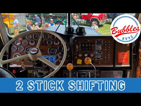 Видео: Как переключать передачи с двумя рычагами 6+4 Spicer на Peterbilt 359 #Peterbilt #359 #Twinstick ...