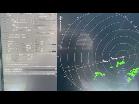 Видео: Radar ARPA,  морская практика, кадетская программа, видео от Глеб Мойсеенко ХМК ХДМА