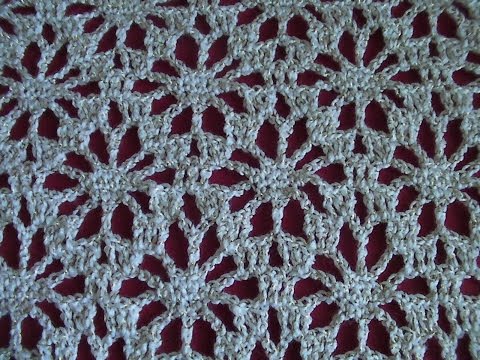 Видео: Узор крючком "Паучки"