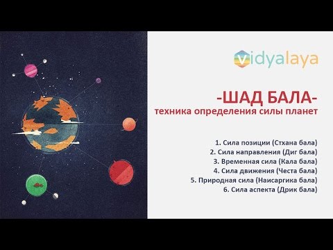 Видео: Шад-бала - техника определения силы планет