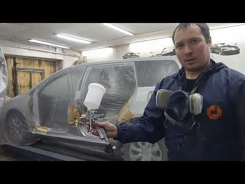 Видео: SATA jet Шок! Разоблачение! первый опыт работы сатой, покраска филдера