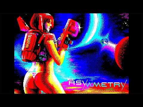 Видео: Asymmetry. YRGB 2025. ZX Spectrum. Прохождение