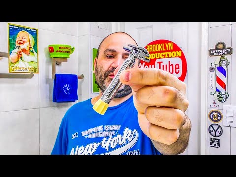 Видео: 💈 Регулируемая бритва Merkur Progress, Yaqi Brush, West of Olympia, Чаша Timeless Razor в бритье 🔥😜💥