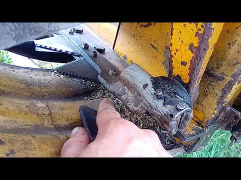 Видео: Сампо 500-580 П'ятка коси 50 га.