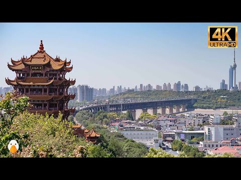 Видео: Wuchang, Wuhan🇨🇳 Самый густонаселенный мегаполис в Центральном Китае (4K HDR)
