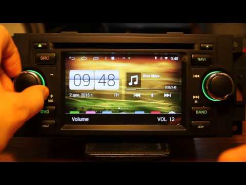 Видео: Универсальная магнитола от Witson для Chrysler, Dodge, Jeep (W2-M206) S-160 Android