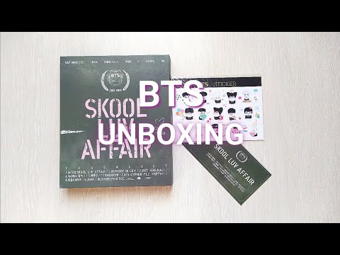 Видео: 🔥Распаковка долгожданного альбома BTS - SKOOL LUV AFFAIR💣| Unboxing k-pop
