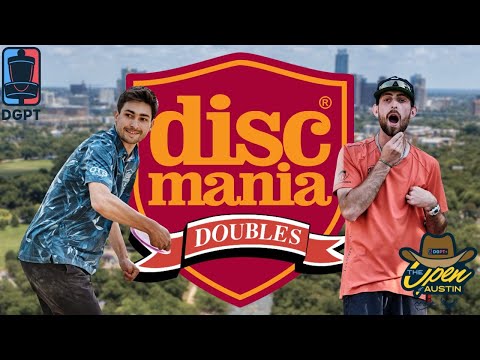 Видео: DISCMANIA DOUBLES с Сайласом Шульцем | Disc Golf Pro Tour - The Open в Остине