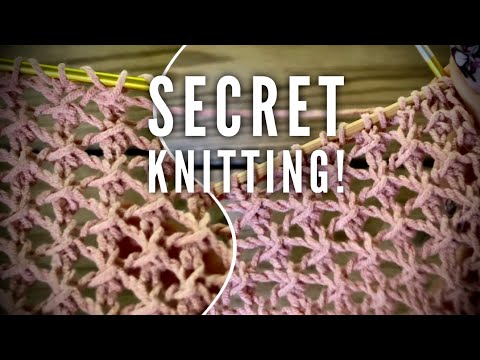 Видео: Вяжем быстро трендовую сеточку спицами! Секрет узора раскрыт! 💥🙏💥 SUPER EASY KNITTING PATTERN