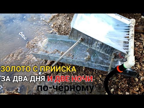 Видео: ЗОЛОТО С ПРИИСКА ЗА ДВА ДНЯ И ДВЕ НОЧИ