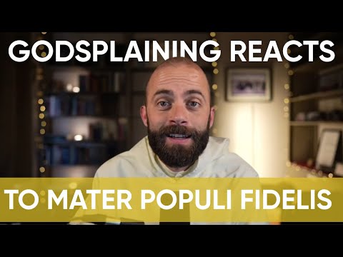 Видео: Godsplaining Reacts: Mater Populi Fidelis | Отец Грегори Пайн, О.П.