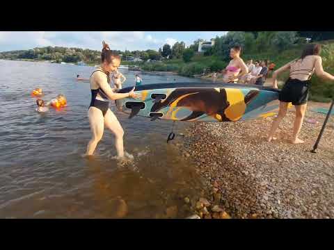 Видео: 15.07.24. Водный отдых на р Ока.                         г Таруса