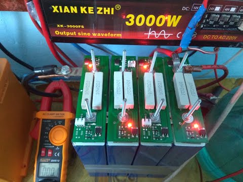 Видео: LifePo4 Пассивные балансиры на резисторах.