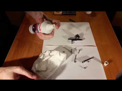 Видео: Аэрограф #2  Смазка, настройка, полировка иглы