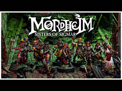 Видео: Отряд сестёр Сигмара в Мордхейме Old World Warhammer!
