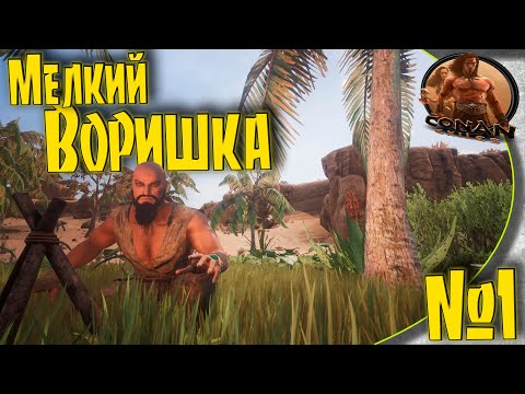 Видео: Conan Exiles PVE-K - #1 Начало. Обчистил верстак при хозяине.