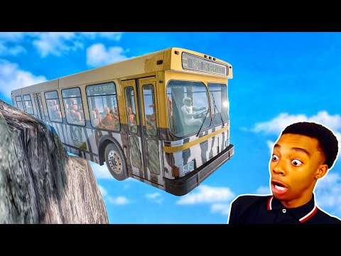 Видео: Автобусные дороги против скалистых дорог 😱 #5 - [BeamNG.Drive]