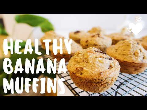 Видео: Сахаргүй, гурилгүй, эрүүл, гадилтай жигнэмэг (маффин) /  Banana oatmeal muffins