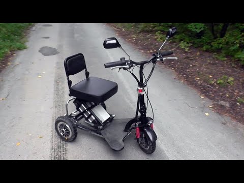 Видео: Обзор трицикла OxyVolt HandyTrike v. 3