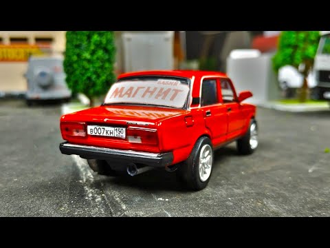 Видео: Тюнинг МОДЕЛИ ВАЗ 2107 ПЛЕЙБОЙ 1/43! Про машинки.