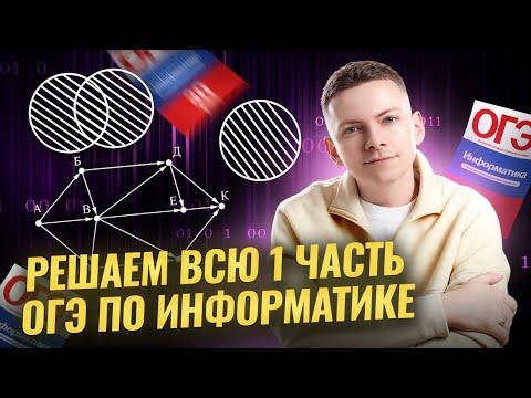 Видео: Вся первая часть ОГЭ по информатике