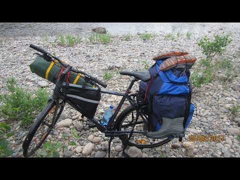 Видео: вело поход 1-ч 30,06,17 первый раз))