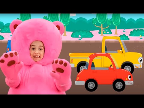 Видео: Три Машинки на Картинке -  Учим Цвета и Счет Мармеладные Мишки Сборник Песенок для малышей