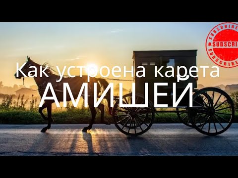 Видео: АМИШИ‼️‼️ КАК УСТРОЕНА КАРЕТА ( БАГИ) АМИШЕЙ‼️‼️