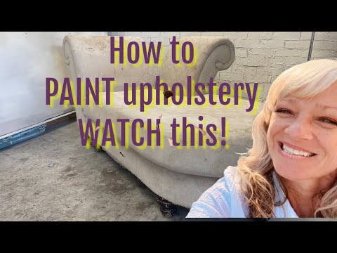 Видео: Как покрасить морилку на обивке и сохранить ее мягкость