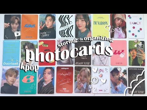 Видео: 🍧 организация фотокарт stray kids, bts, twice + more | storing + organizing photocards