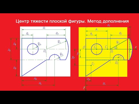 Видео: Центр тяжести  Метод дополнения