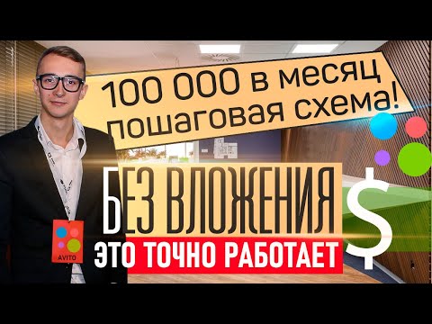 Видео: Как ЗАРАБОТАТЬ  на Авито в 2022. Заработок без вложений  100 000 р./мес. в любой непонятной ситуации